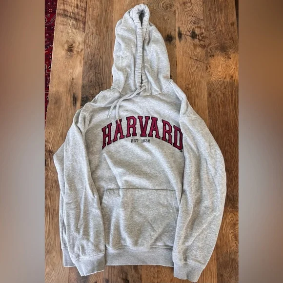 H & M Gray Harvard Hoodie - Picture 2 of 4